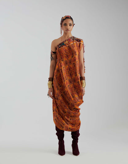 RASA ONE SHOULDER DRESS