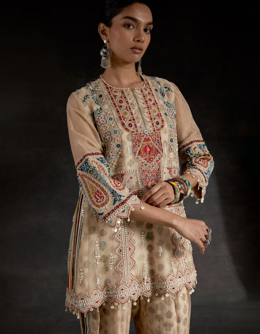 MITRA SHORT KURTA SET