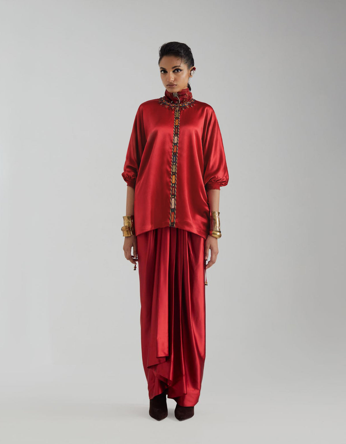 KURU TRAPEZE KURTA SET