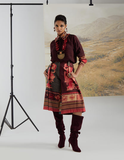 ATRI STRAIGHT SHIRT SET