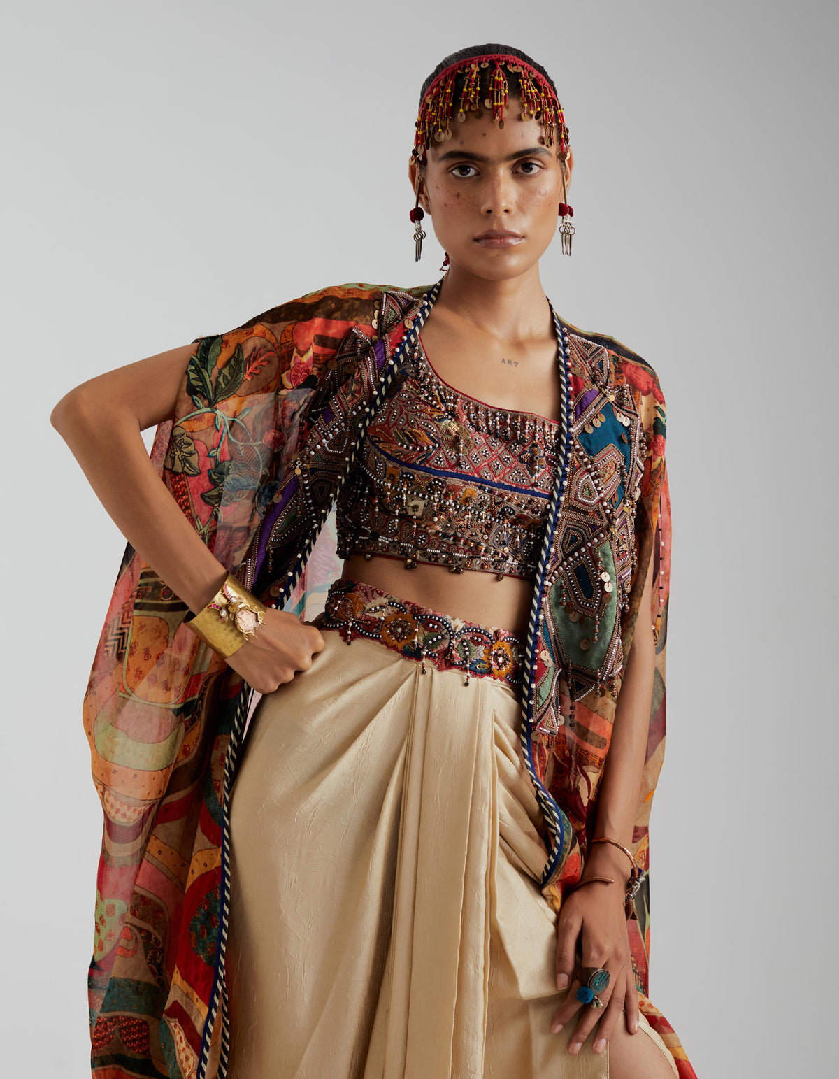 RITU KAFTAN JACKET SET