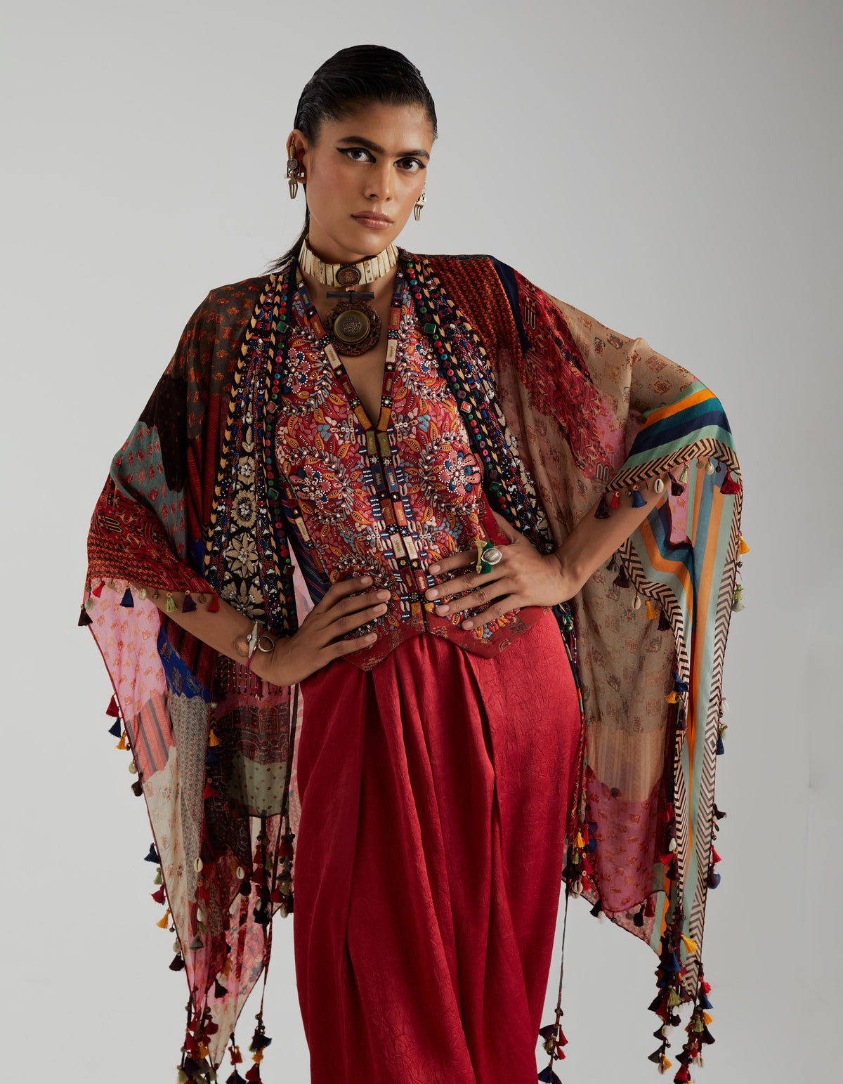 VENI DUPATTA JACKET SET