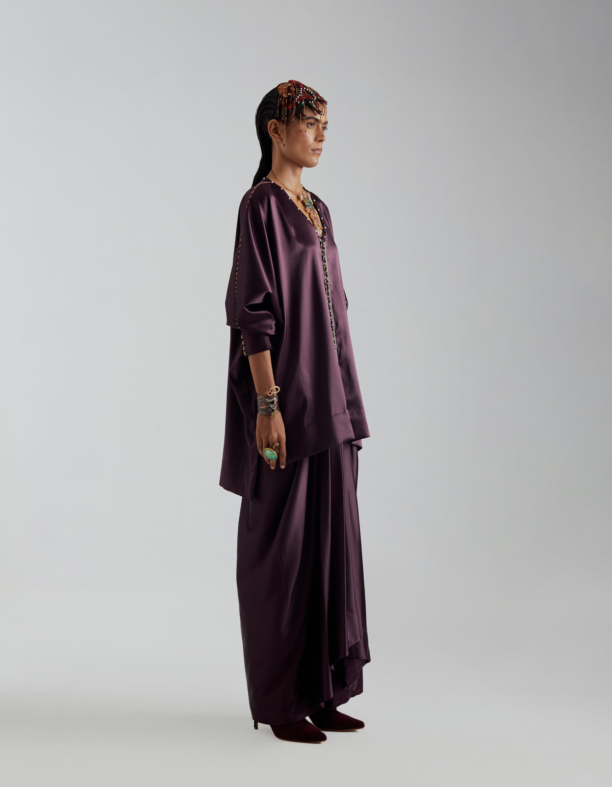 KURU TRAPEZE KURTA SET