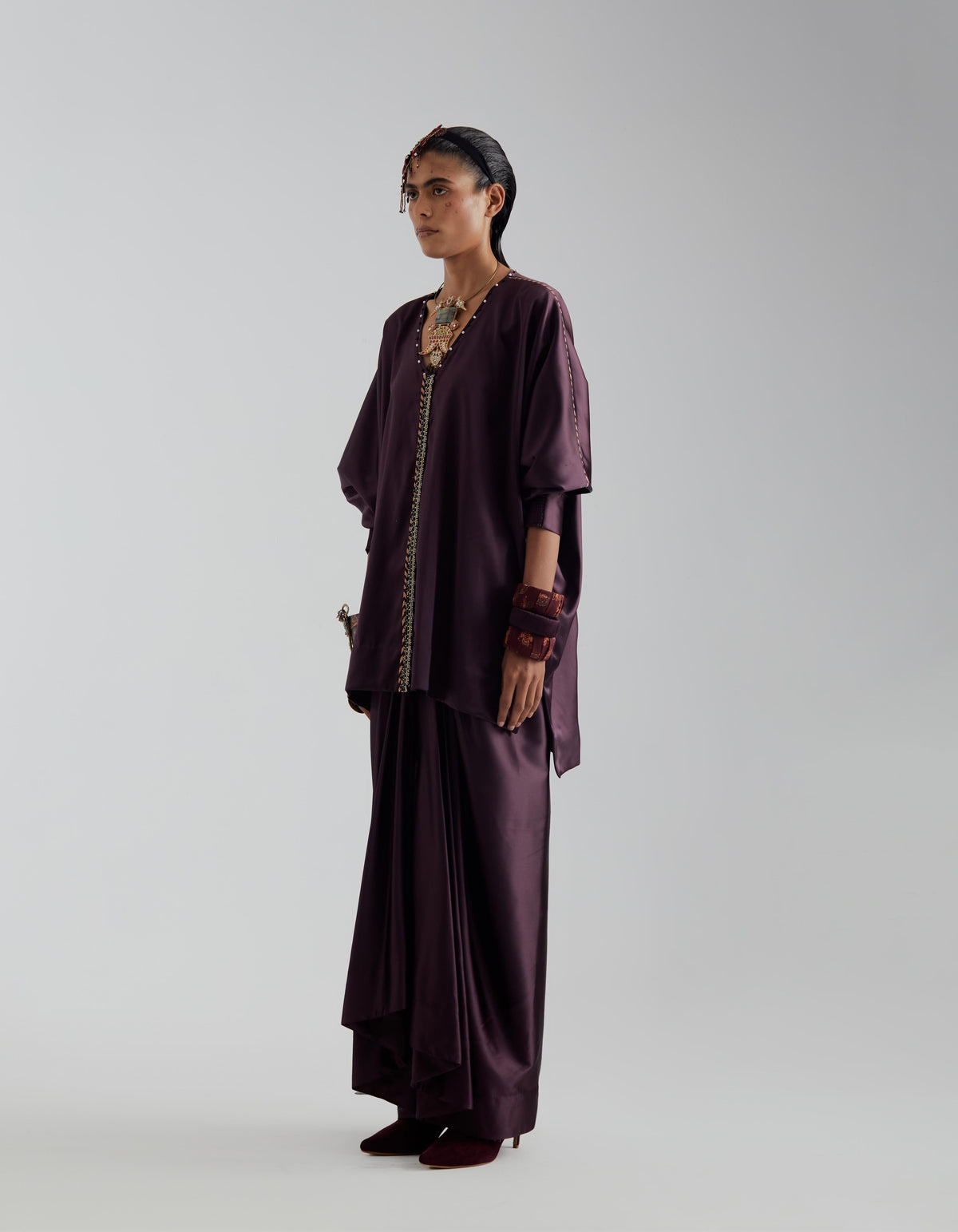 KURU TRAPEZE KURTA SET