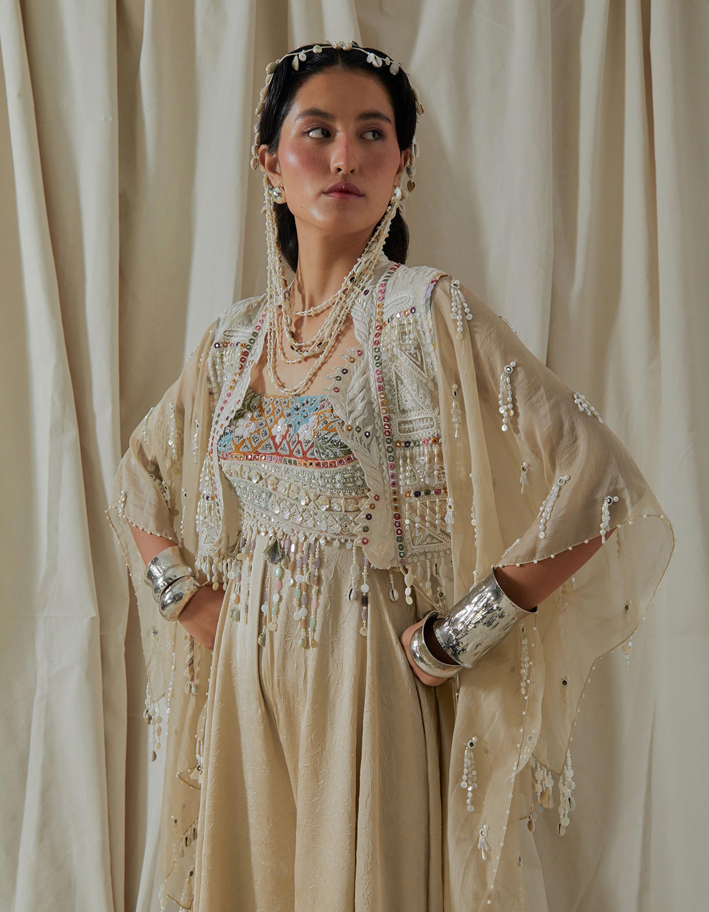 VENI DUPATTA JACKET SET