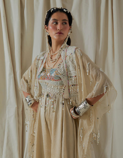 VENI DUPATTA JACKET SET
