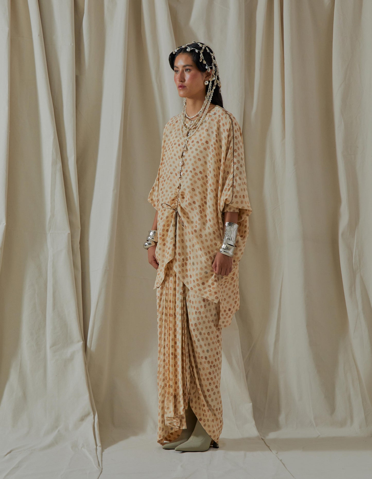 KURU TRAPEZE KURTA SET