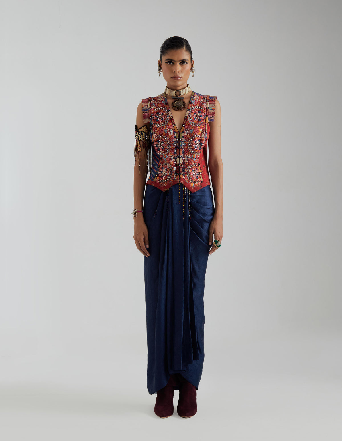 DHAARA WAISTCOAT SET