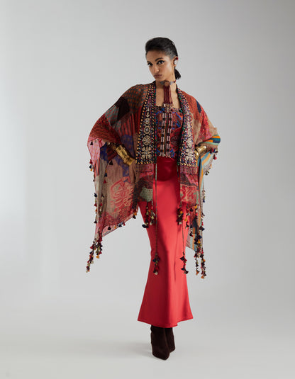 VENI DUPATTA JACKET SET