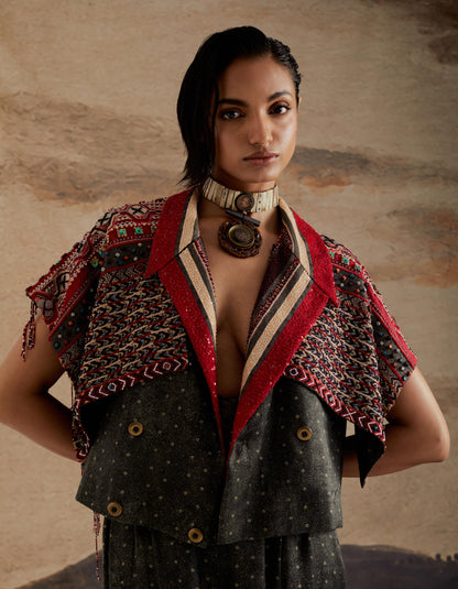 ZOA CROPPED TRENCH SET