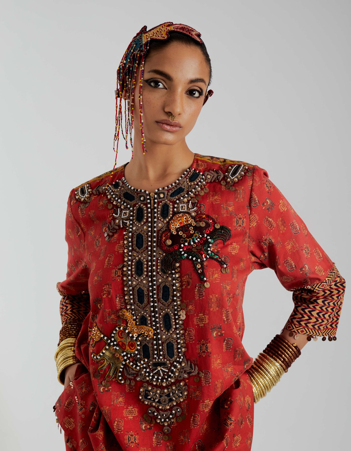 MITRA SHORT KURTA SET