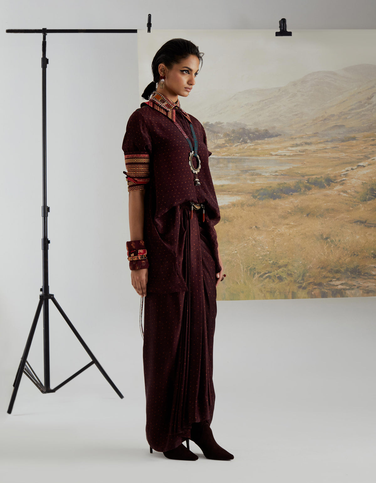 ATRI STRAIGHT SHIRT SET