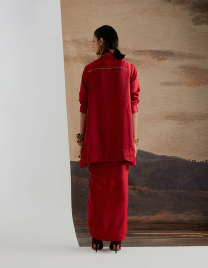 ATRI STRAIGHT SHIRT SET