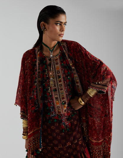 VENI DUPATTA JACKET SET