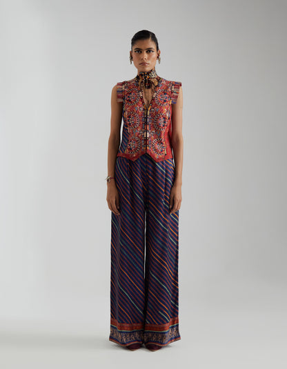 DHAARA WAISTCOAT SET