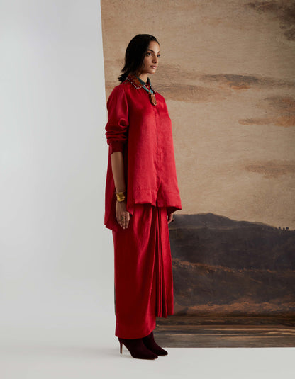 ATRI STRAIGHT SHIRT SET