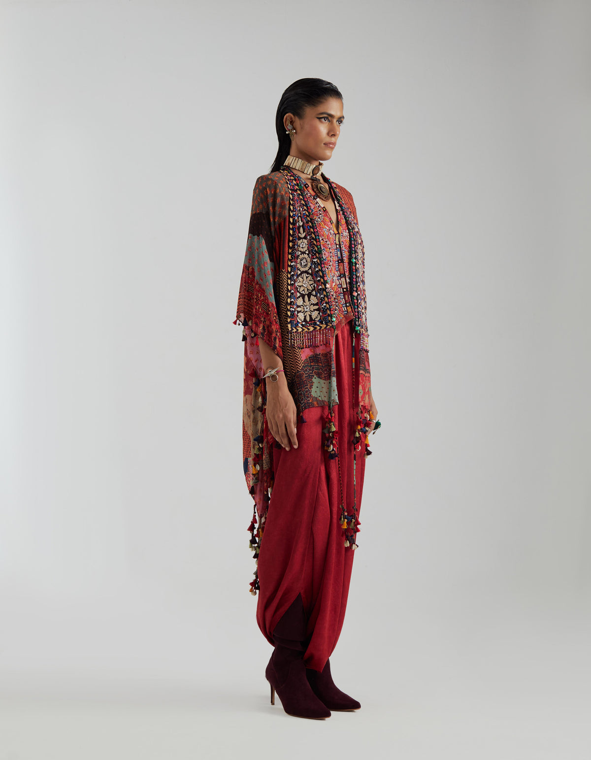 VENI DUPATTA JACKET SET