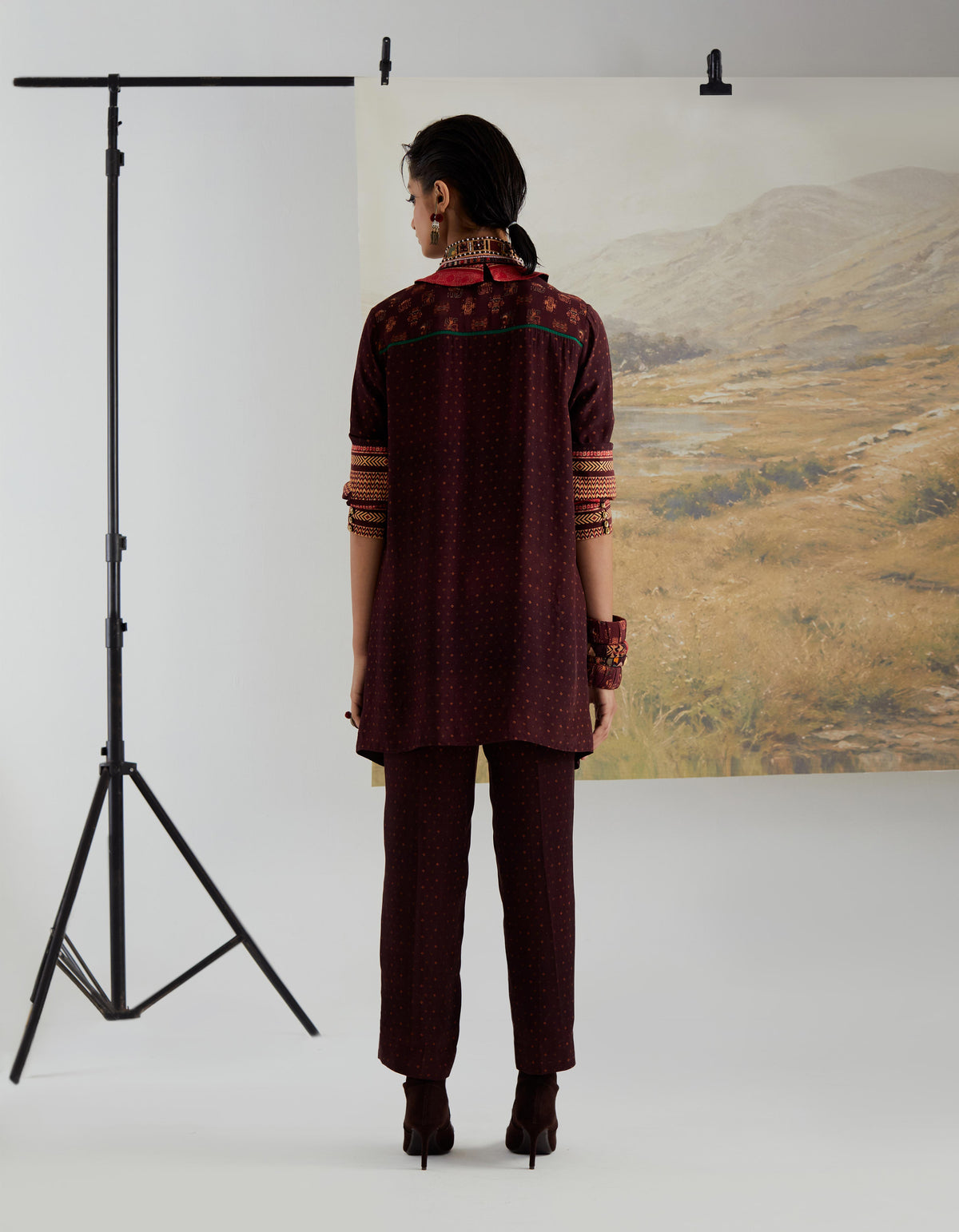ATRI STRAIGHT SHIRT SET
