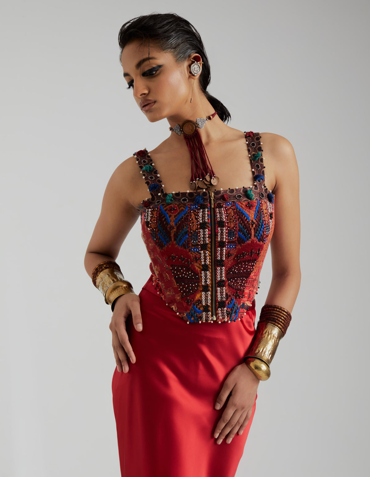 VENI DUPATTA JACKET SET