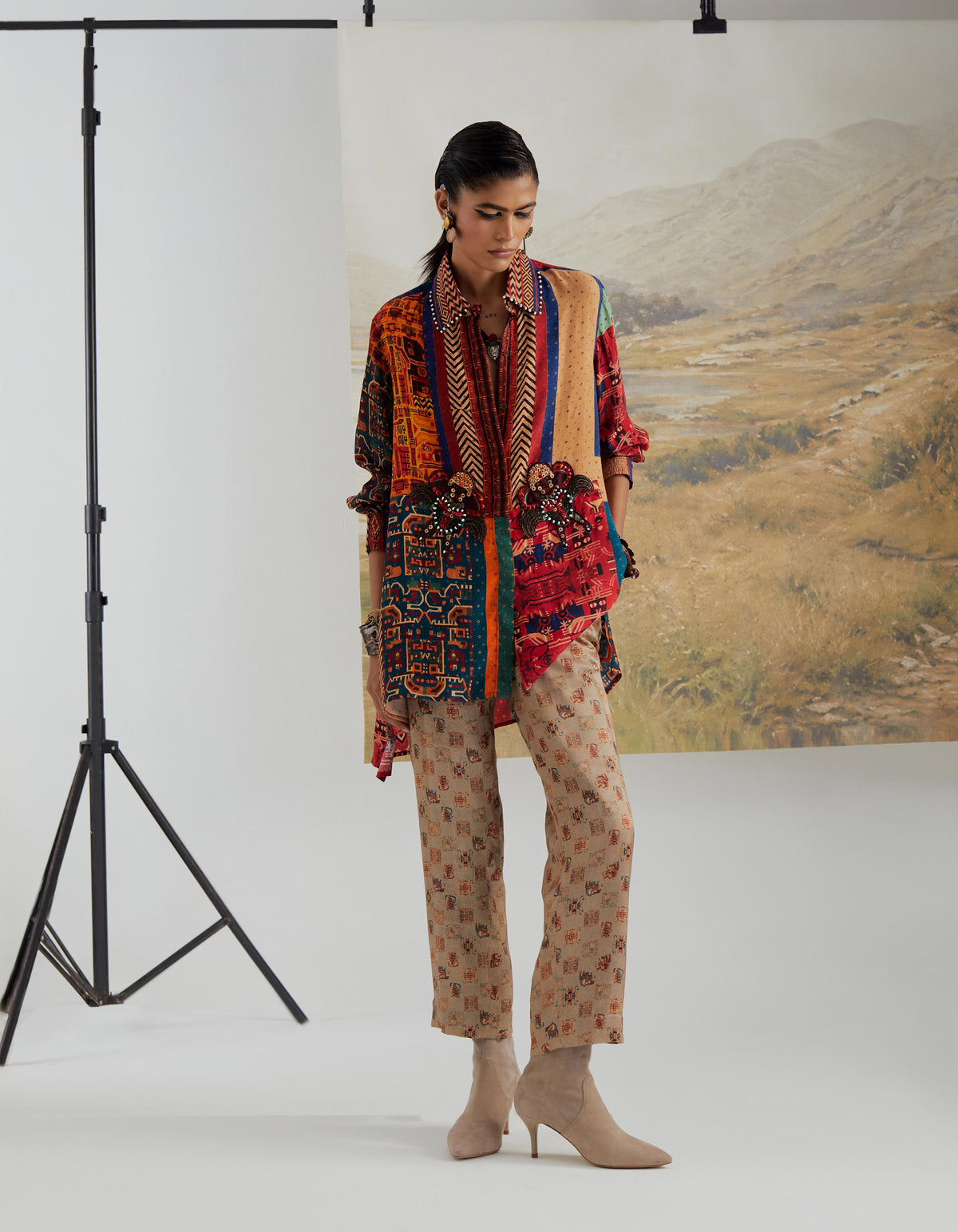 ATRI STRAIGHT SHIRT SET