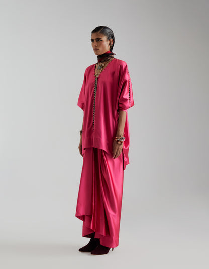 KURU TRAPEZE KURTA SET