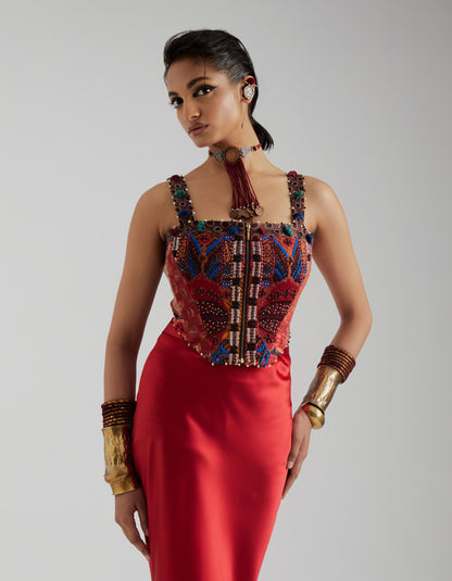 VENI DUPATTA JACKET SET