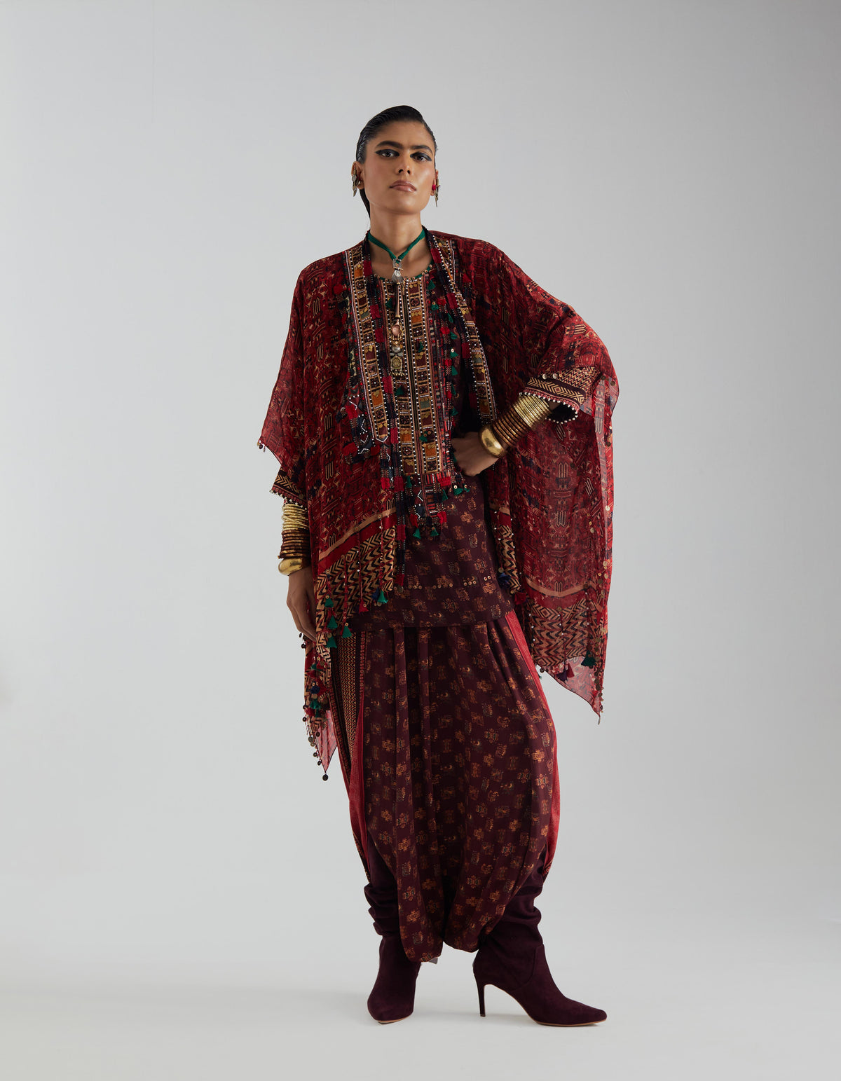 VENI DUPATTA JACKET SET