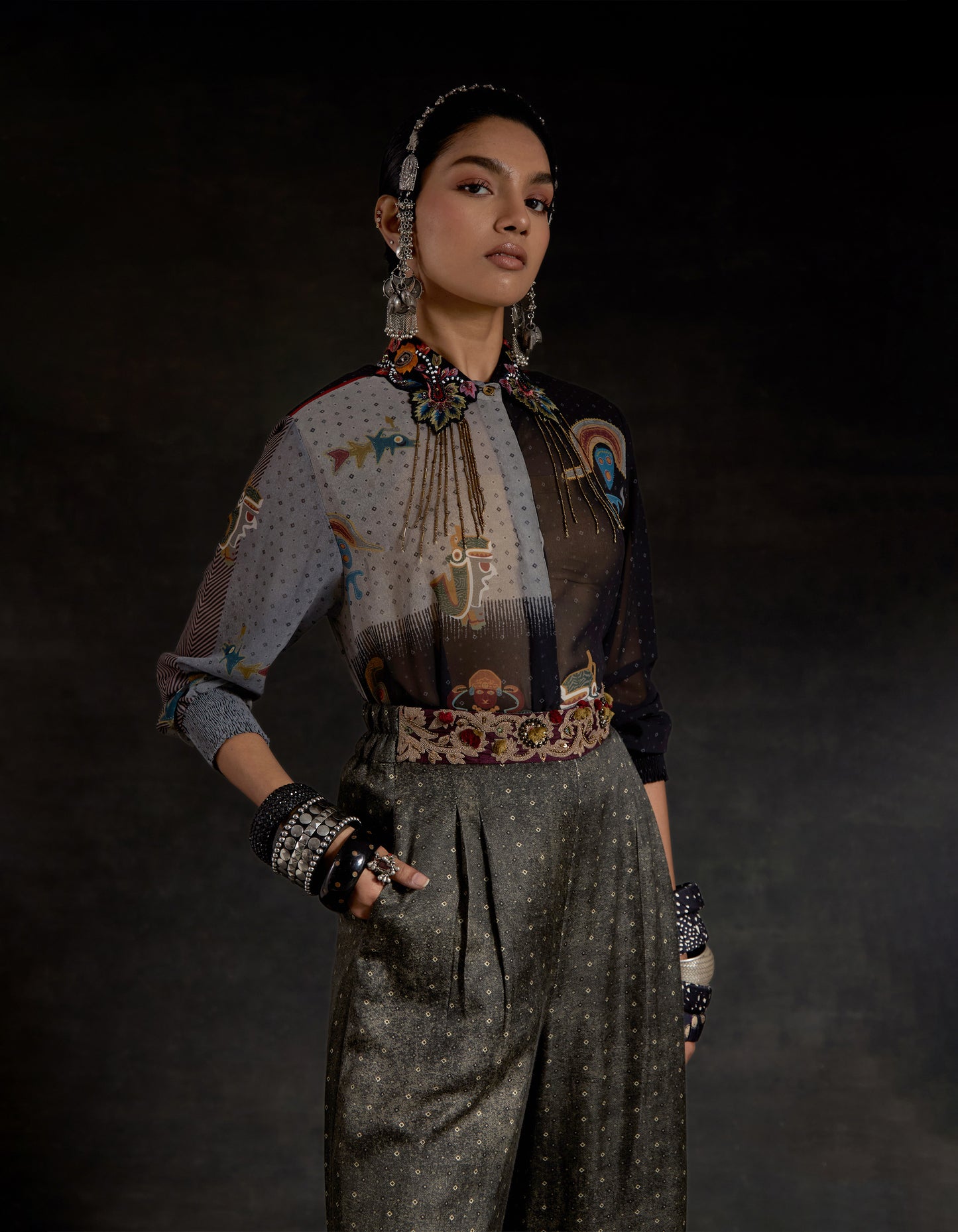 ATRI STRAIGHT SHIRT SET