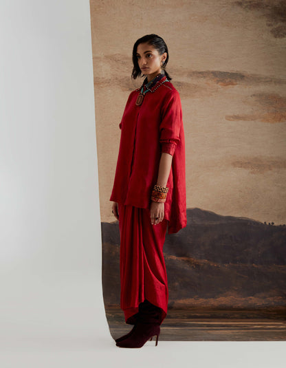 ATRI STRAIGHT SHIRT SET