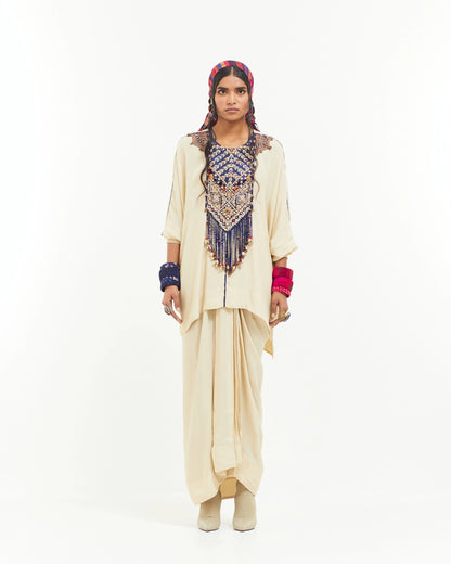 KURU TRAPEZE KURTA SET