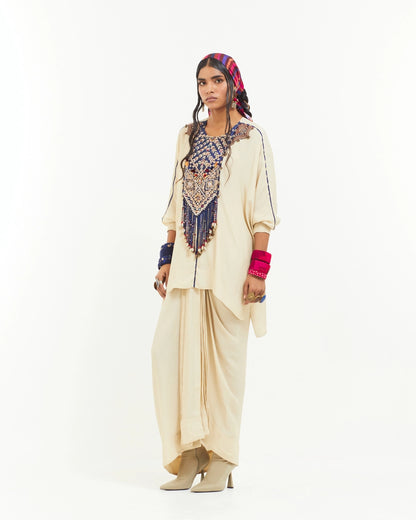 KURU TRAPEZE KURTA SET