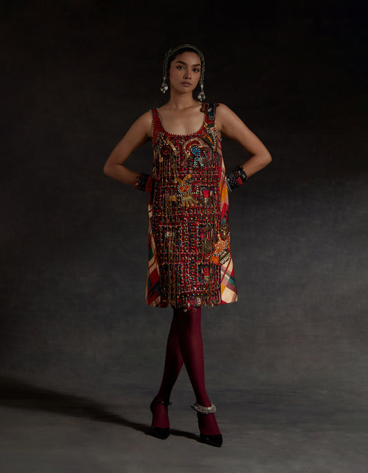 MEHRU EMBO DRESS