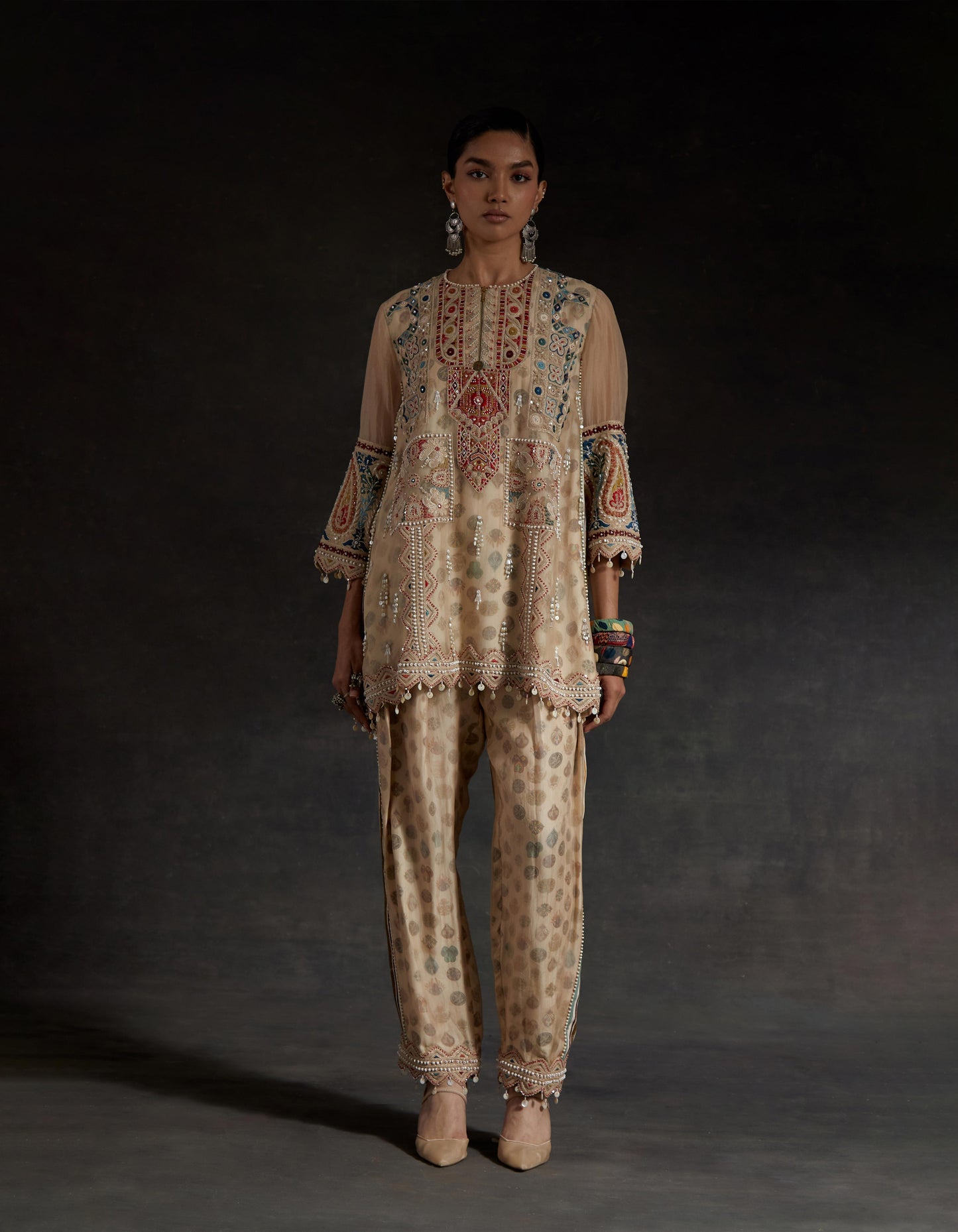 MITRA SHORT KURTA SET