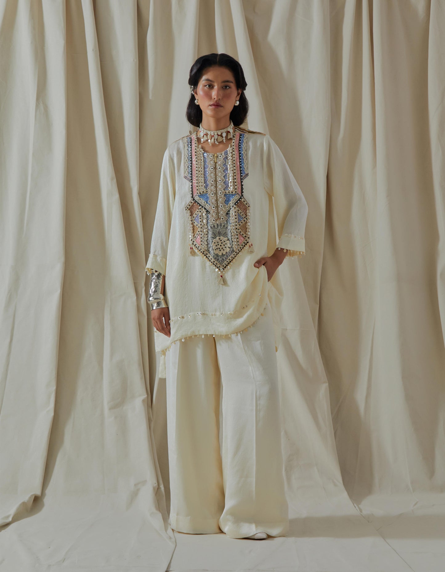 MITRA SHORT KURTA SET