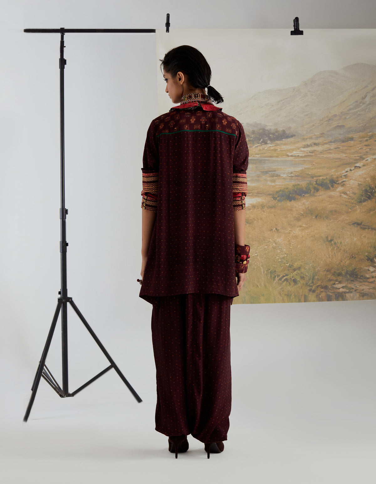 ATRI STRAIGHT SHIRT SET