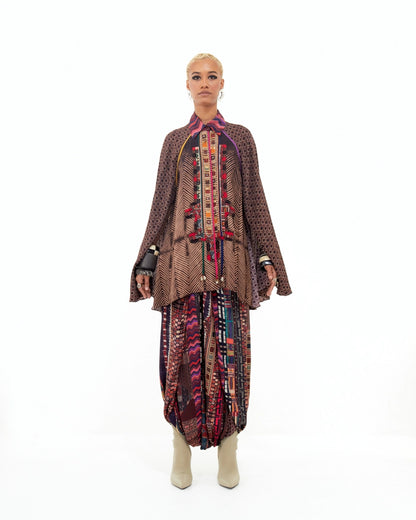 MARIYAM CAPE SHIRT