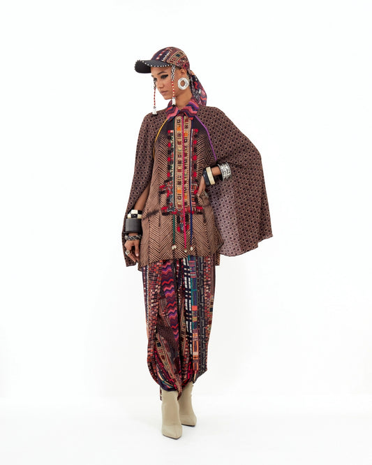 MARIYAM CAPE SHIRT SET