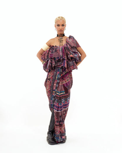 ROXANNA RUFFLE DRESS