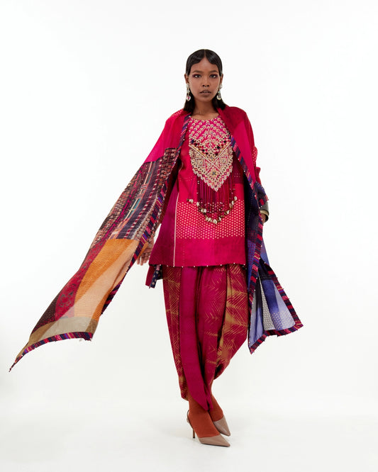 MITRA SHORT KURTA SET