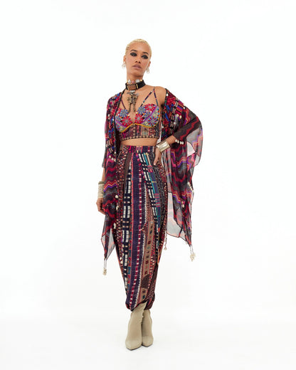 VENI DUPATTA JACKET SET