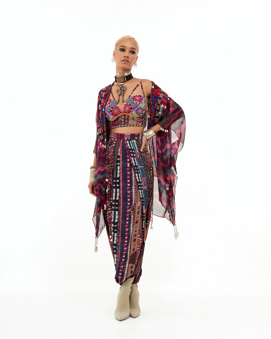 VENI DUPATTA JACKET SET