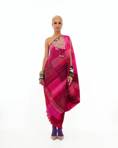 RASA ONE SHOULDER DRESS