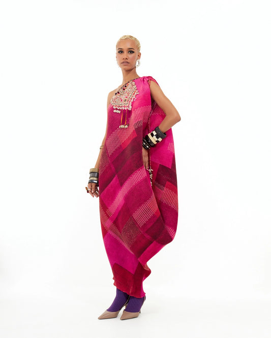 RASA ONE SHOULDER DRESS