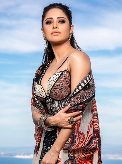 RITU KAFTAN DUPATTA JACKET SET