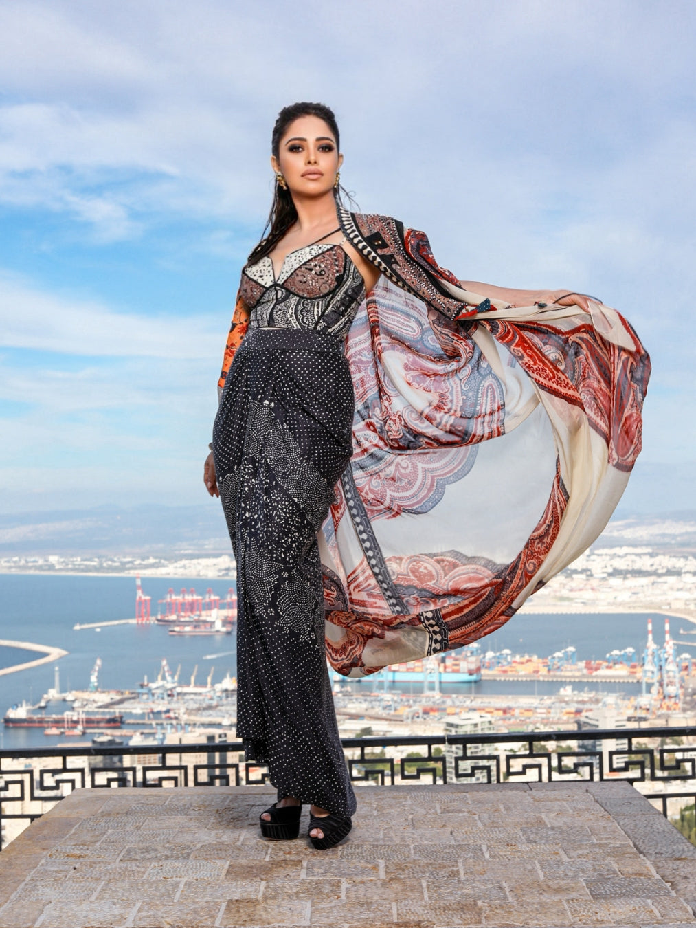 RITU KAFTAN DUPATTA JACKET SET