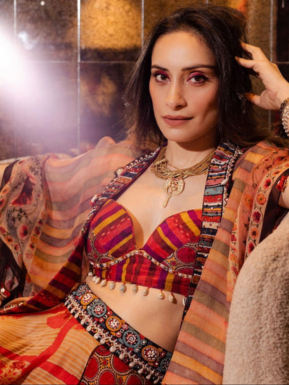 VENI DUPATTA JACKET SET