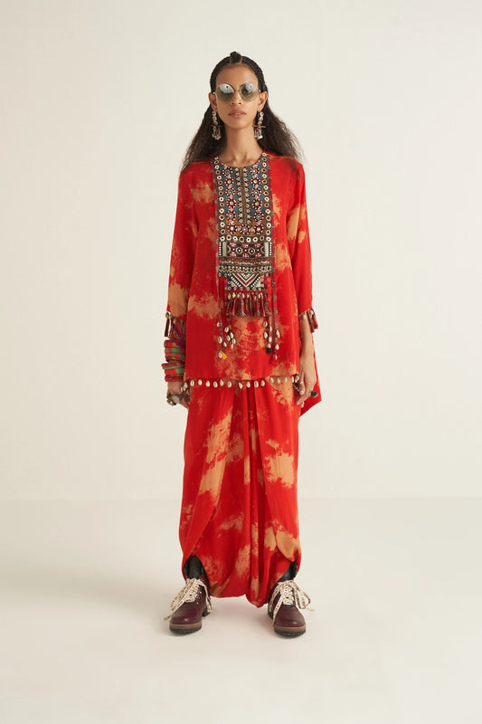 MITRA SHORT KURTA SET