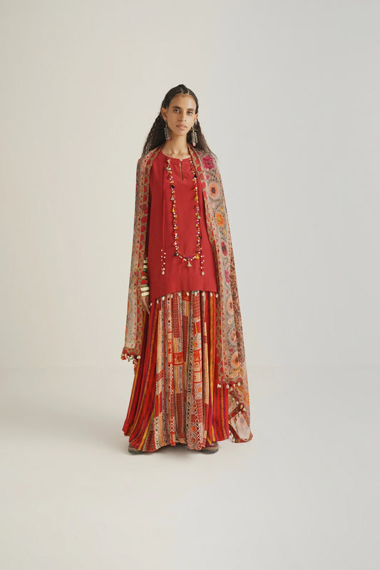 MITRA SHORT KURTA SET