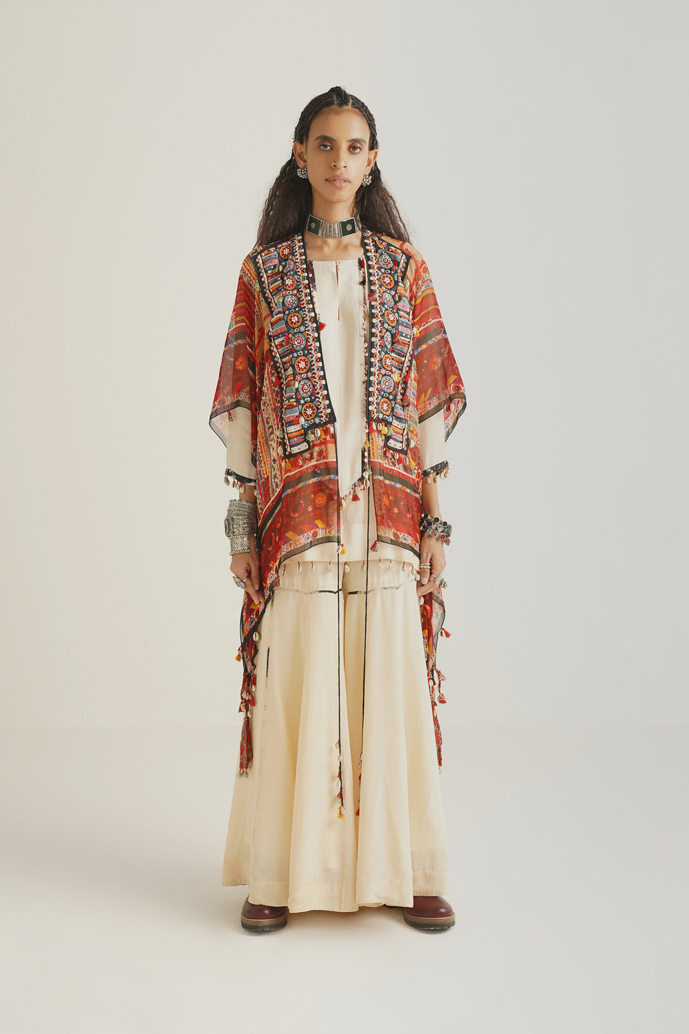 VENI DUPATTA JACKET SET
